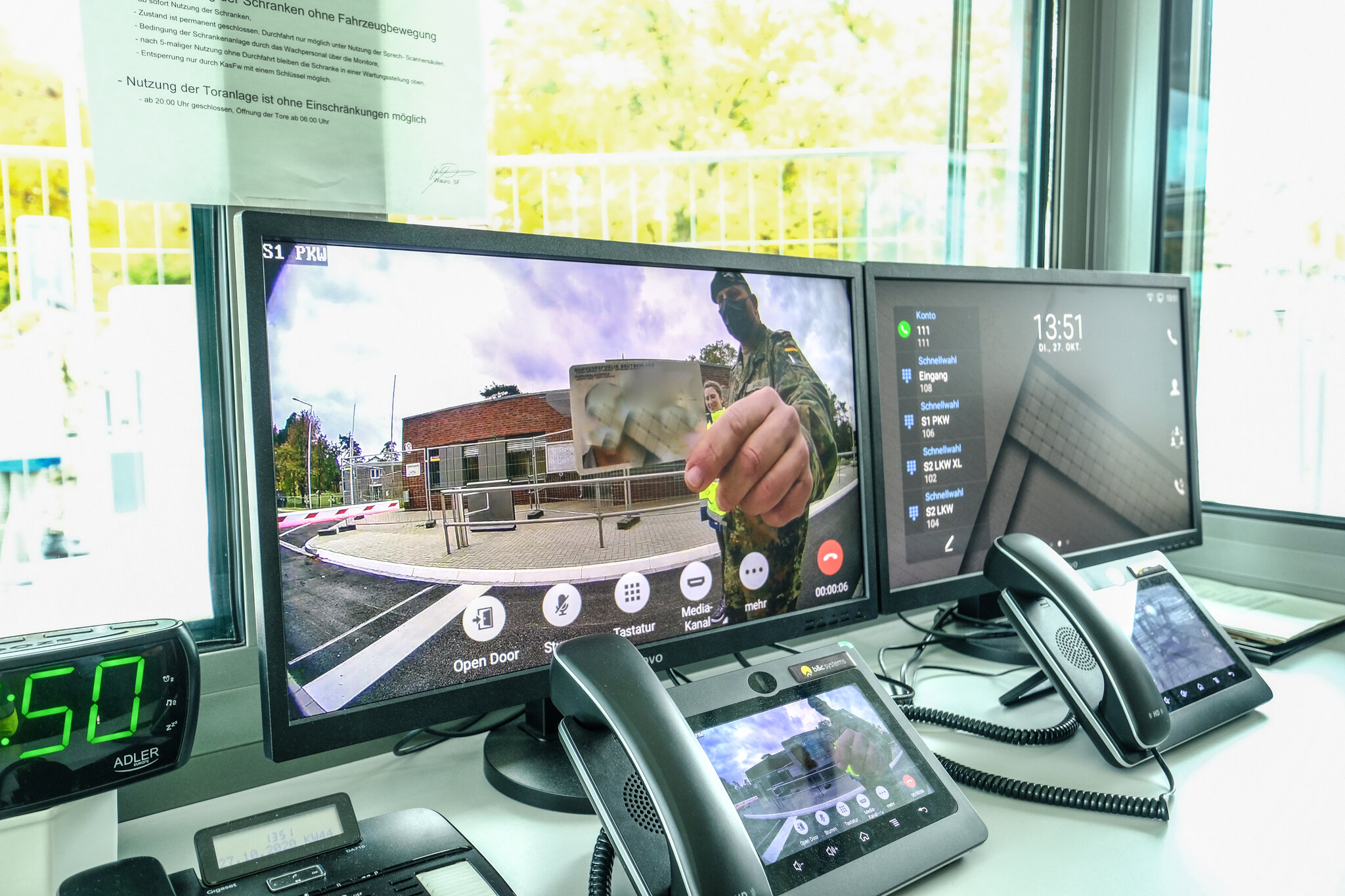 Videoüberwachung der Zugänge