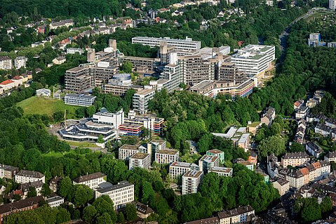 Architekturwettbewerb Luftbild Campus Grifflenberg