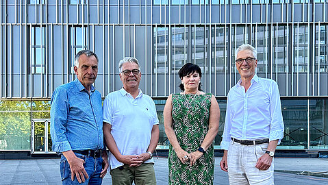 Feierten gemeinsam die neue Fassade