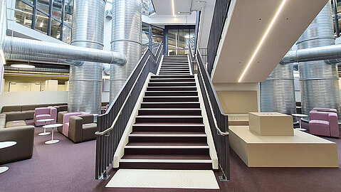 Uni Siegen Treppe Bibliothek 