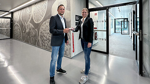 Übergabe der Keycard