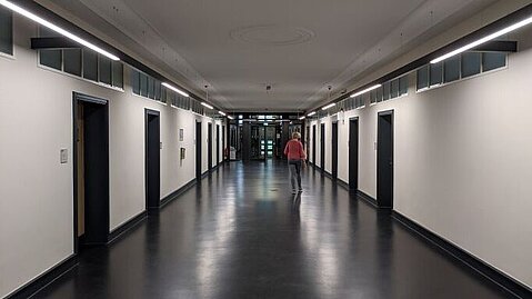 Lange Wege im Polizeipräsidium Wuppertal