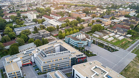 Luftaufnahme des Campus Poppelsdorf