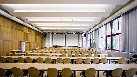 Saal der Universität Duisburg Essen