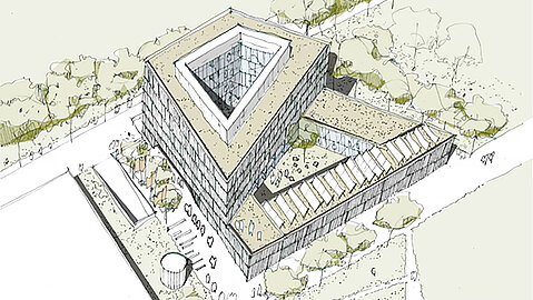 Der geplante Neubau