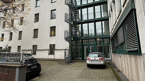 Ansicht Innenhof Z-Bau