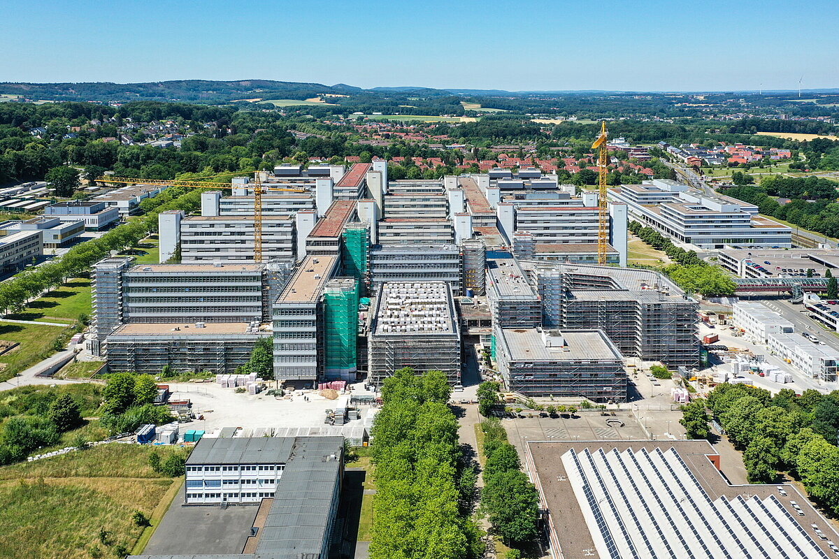 Das Hauptgebäude der Universität Bielefeld Das Immobilienunternehmen