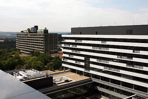 Die Gebäude NA und IA der RUB Bochum