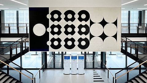 Vasarely-Kunstwerk an der HHU